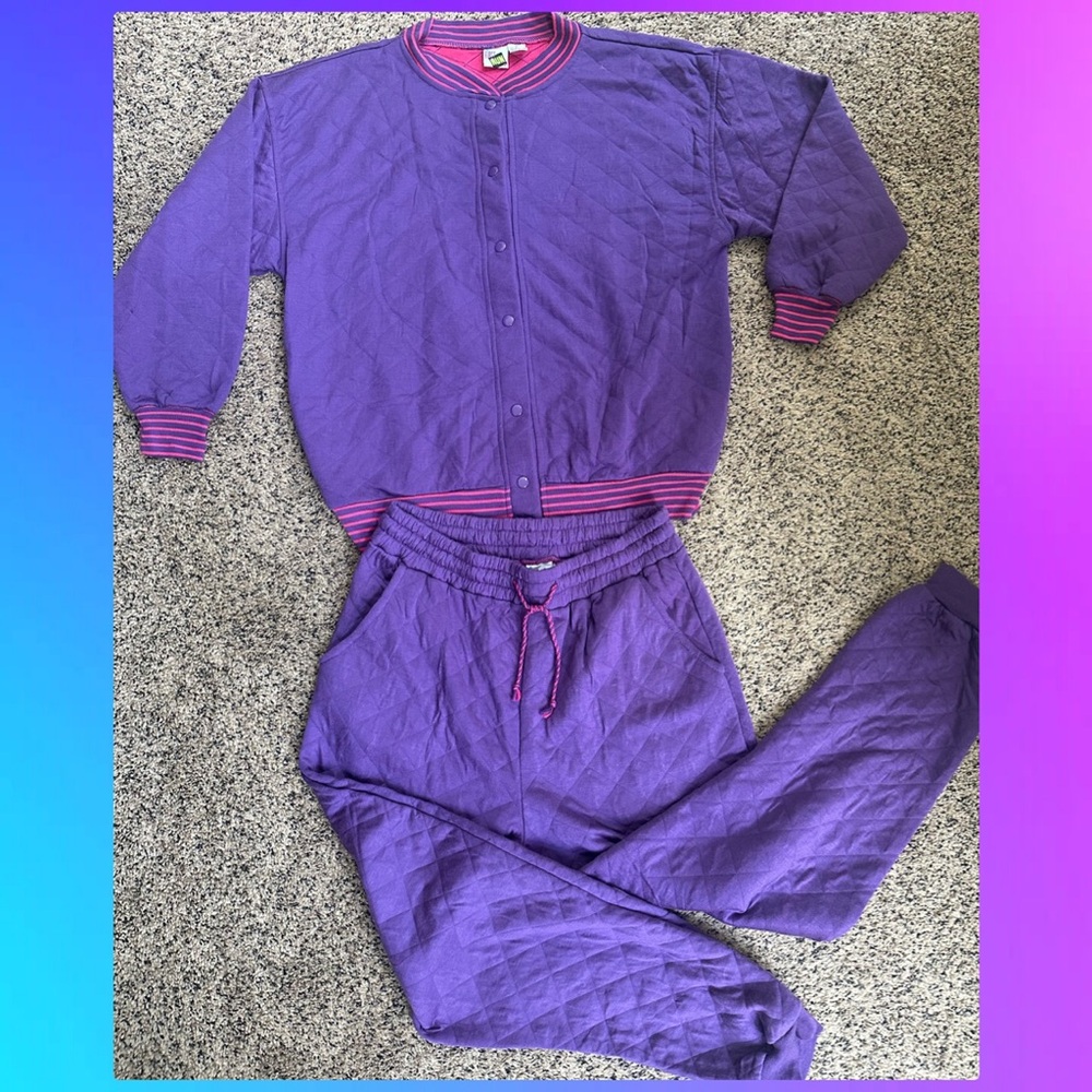 First Run Vintage quilted tracksuit